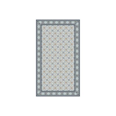 Tapis vinyl carreaux hydraulique bohème 120x210cm