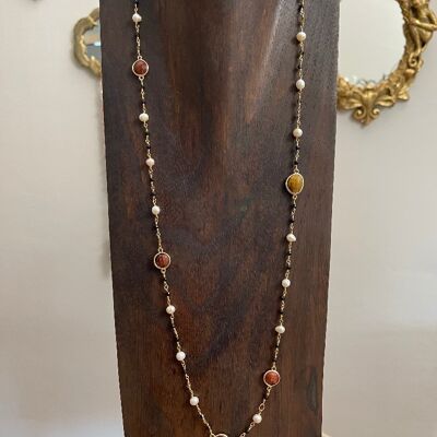 STONES AND PEARLS - TIGER EYE