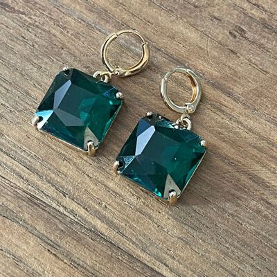 CUBY - Green earrings