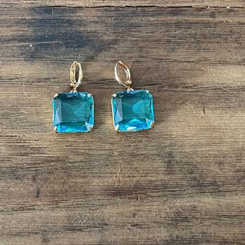 CUBY - Boucles d'oreilles vertes 5