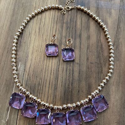 CUBY - LILAC NECKLACE