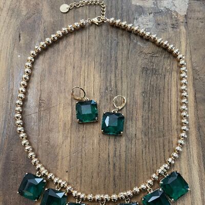 CUBY - EMERALD GREEN NECKLACE