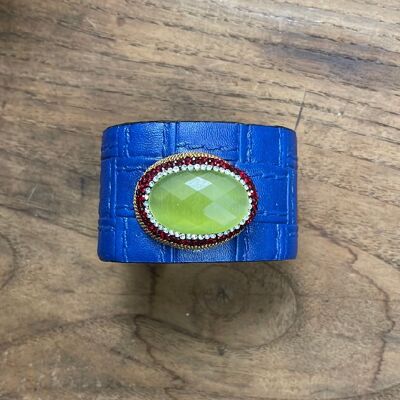 BAND BRACELETS - Lime and red