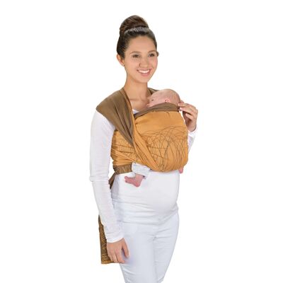 Sling New York mocca-arancio 4,60 m