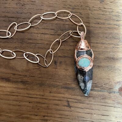 JASPER & Co - Jaspe bleu et Amazonite