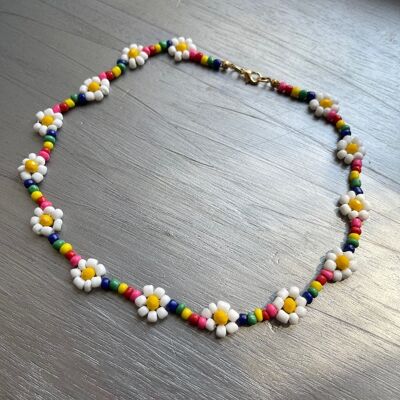 BLUMEN - Halskette mit kleinen Blumen