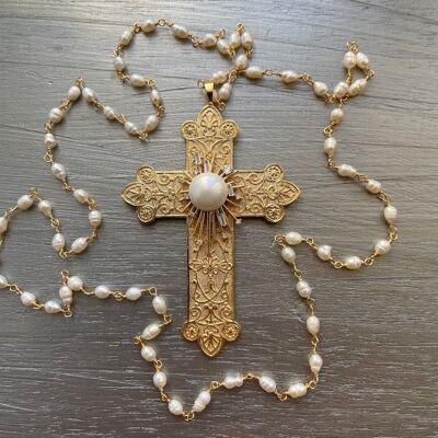 SATIN CRUCIS - Blanco