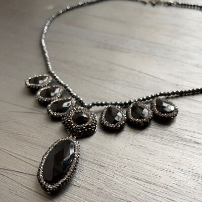 COLLANA EMATITE E ONICE