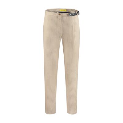 Side-belt suit pants with pinstripe SS'23 PRE-ORDER NOW