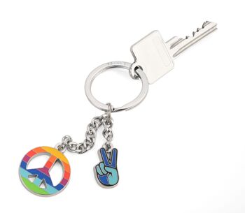 Porte-clés avec 2 pendentifs | PETITE PAIX 2