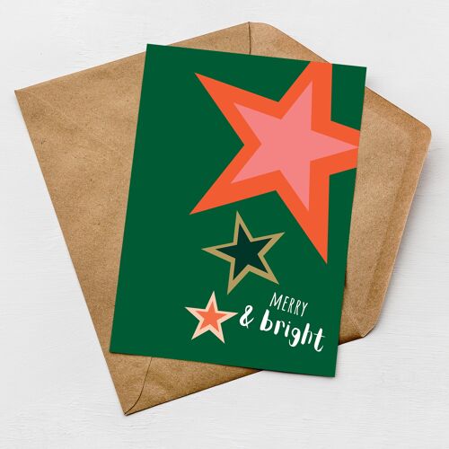 Merry & Bright Christmas Card