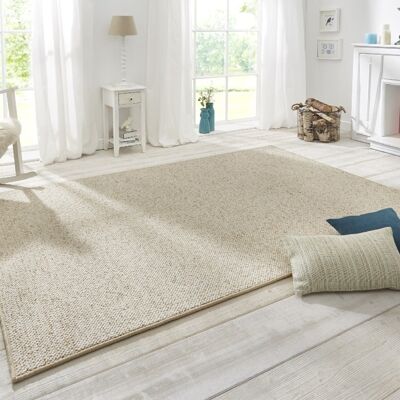 Tufted carpet in a wool look