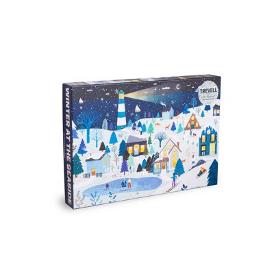 Winter At The Seaside 1000 Piece Jigsaw Puzzle