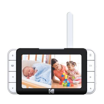 KODAK Cherish C525P Moniteur vidéo Intelligent pour bébé, vidéo de qualité pour des vérifications Rapides et en Toute Confiance, Longue durée de Vie de la Batterie Pendant la Nuit et Les Siestes 2