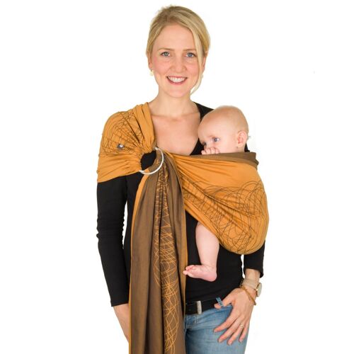 Ring-Sling New York mocca-orange