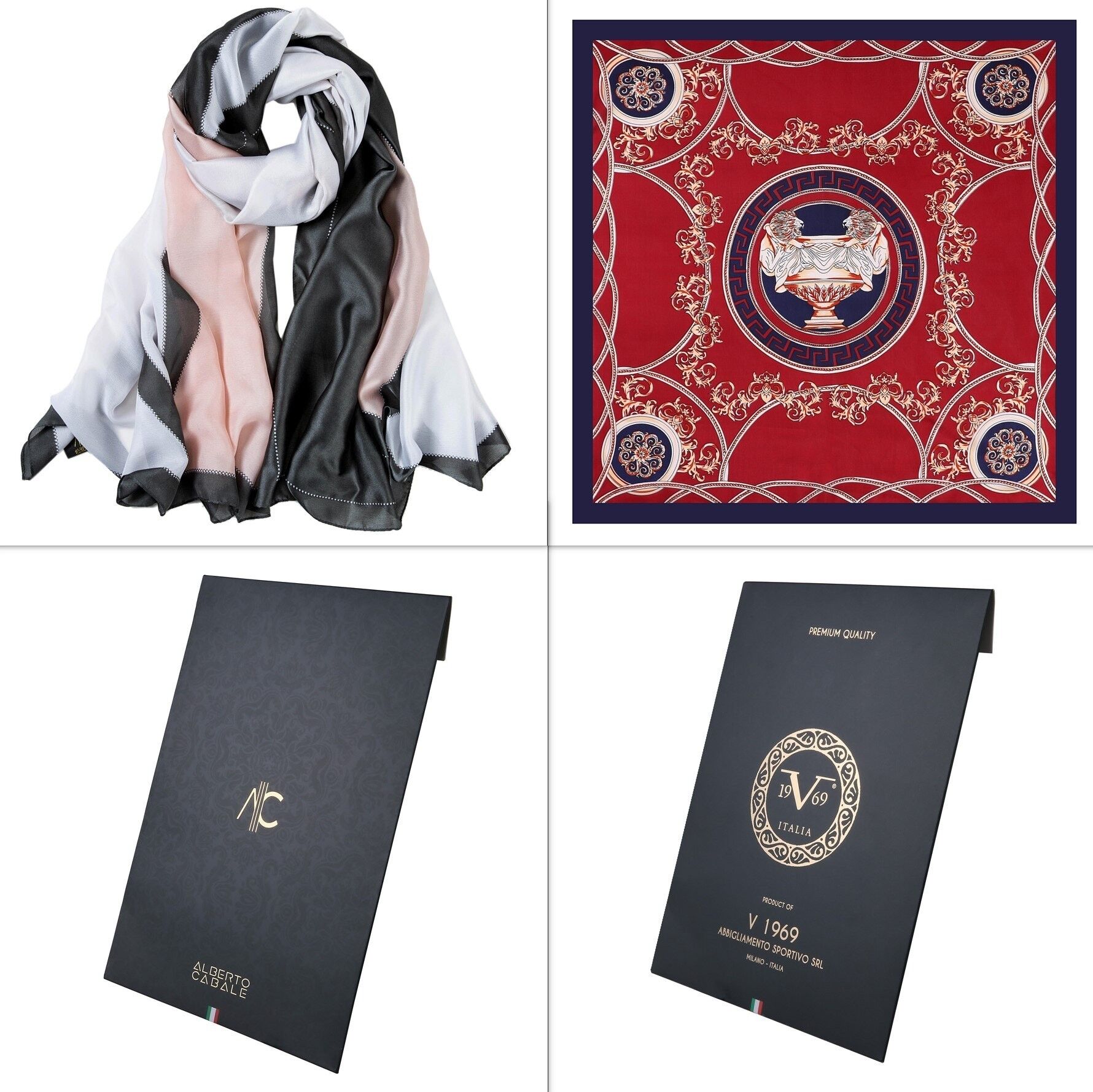 Confezione 28 pezzi - Serenity 4 stagioni - Sciarpe Mix 100% Seta