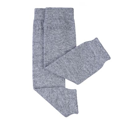 Merino baby warmers uni gray melange