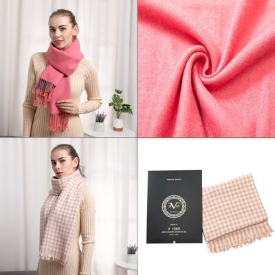 Pack 21 piezas - Winter Serenity - Mezcla de bufandas 100% cashmere