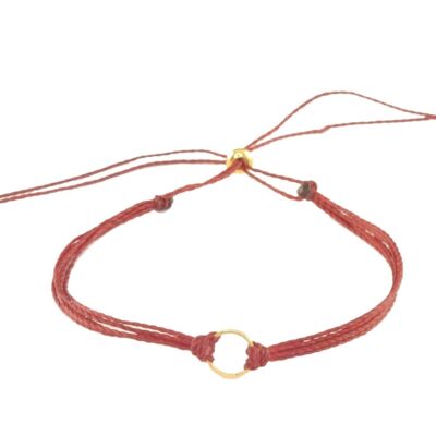 dainty string cord anklet