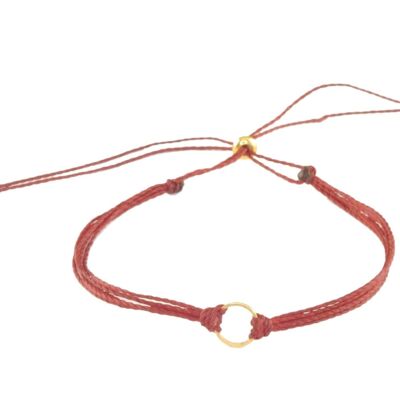 dainty string cord anklet
