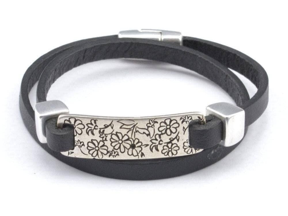 Pulsera Grabada Cúpulas