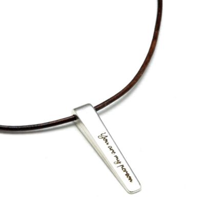 Egaleo Personalized Bar Necklace