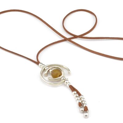 Collana con perle di vetro riciclato Firenze