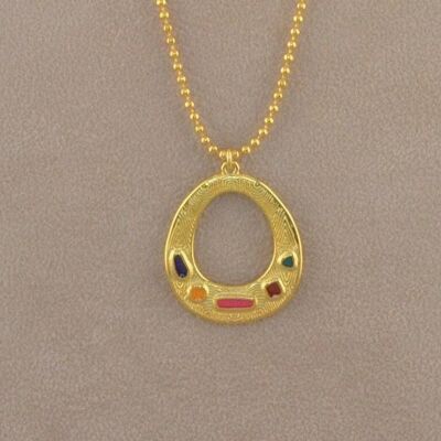 Gold Ball Chain Necklace