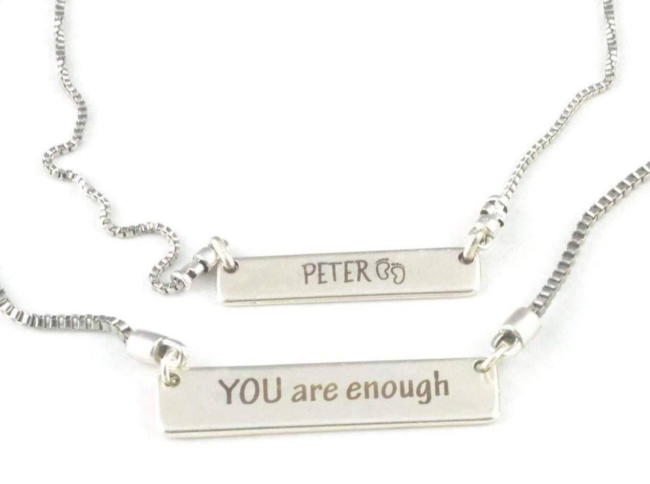 Halskette mit Johannesburg-Gravur