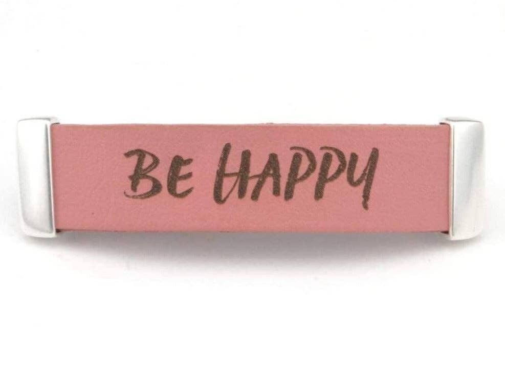 Haarspange aus Leder