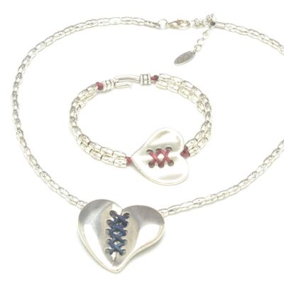 Juego de pulsera y collar Marthas Vineyard