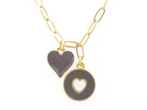 Oslo Double Heart Necklace