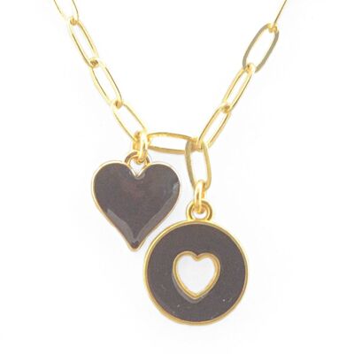 Collier Double Coeur Oslo