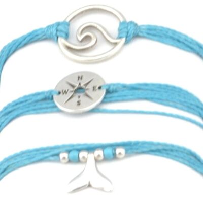 Pila de pulseras Waveland