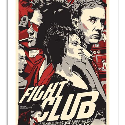 Art-Poster - Fight Club - Joshua Budich W16049