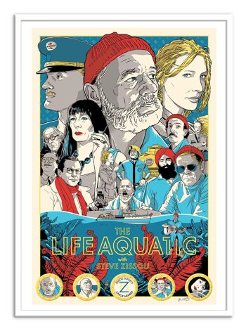 Art-Poster - Life aquatic - Joshua Budich W16051-A3 2