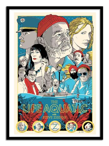 Art-Poster - Life aquatic - Joshua Budich W16051-A3 3