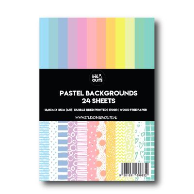 Papierblock | Papierpackung | Sammelalbum| Papierpackung Pastell