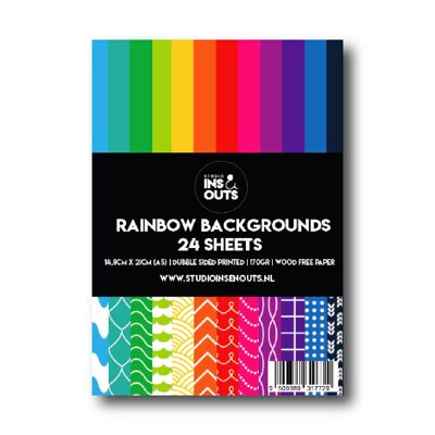 Paperpad | Paperpack | Scrapbook| Paperpack Rainbow