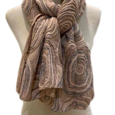 Weicher Schal mit rundem Muster