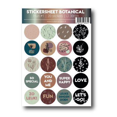 Stickervel | botanico