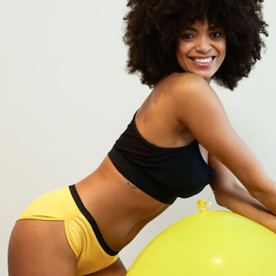 Sport Menstrual Panties - Yellow Gold - Medium Flow