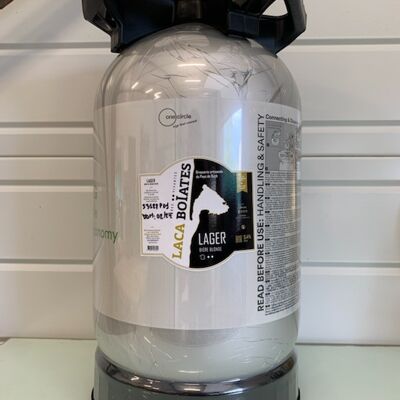 Lager, Birra Artigianale Bionda, botte da 30 L, 4,5°, testa keykeg