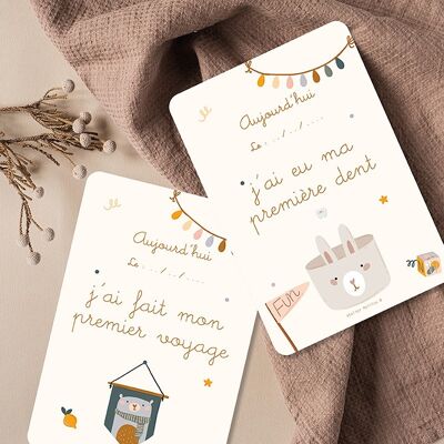 Cartes premières fois babyroom