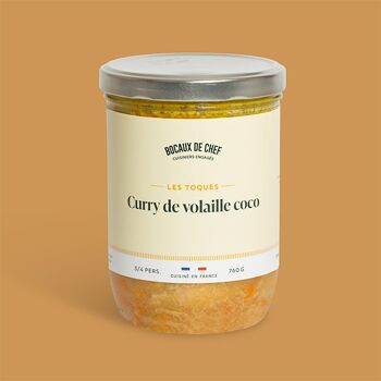 Curry de volaille au lait de coco 1