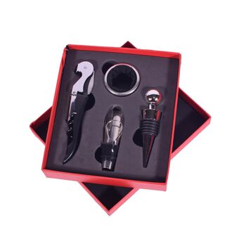 Ensemble cadeau d'accessoires pour le vin