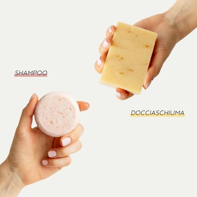 KIT CORPO & CAPELLI - Docciaschiuma + Shampoo Solidi