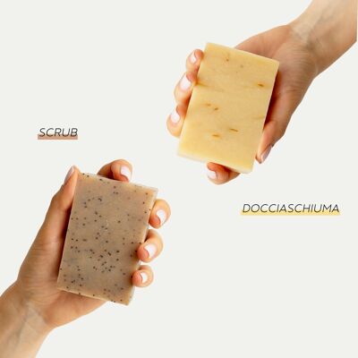 KIT CORPO - Docciaschiuma + Scrub Solidi