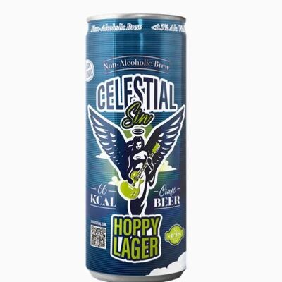 Birra and Blues Celestial Alcohol FREE Hoppy Lager Gluten Free 33cl