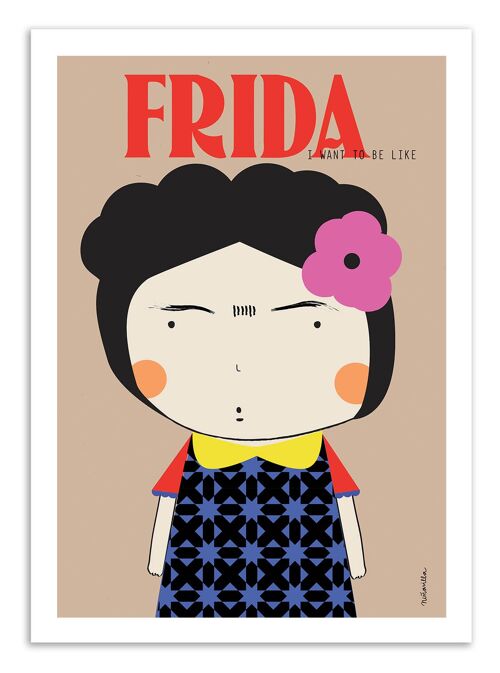 Art-Poster - Frida - Ninasilla W16100-A3